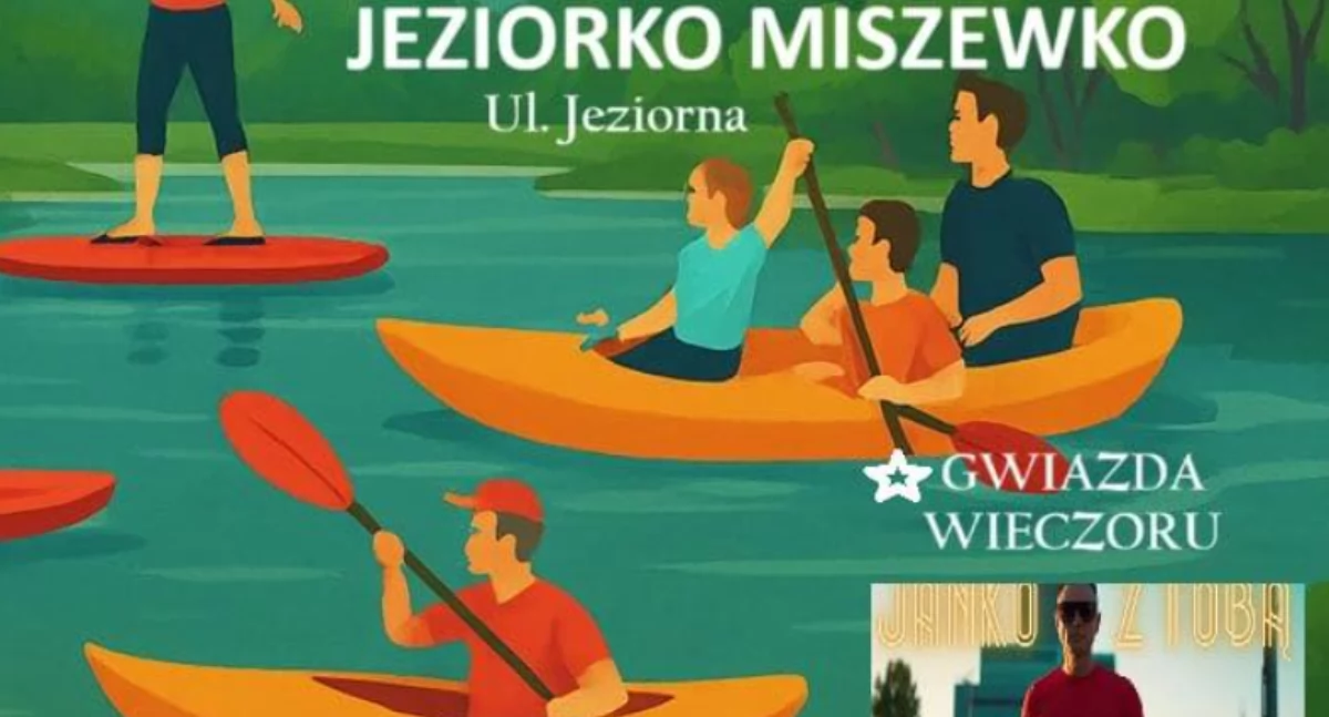 Pływanie kajakami, łódeczkami i na supach. Nad jeziorkiem w Miszewku będzie sportowo i rekreacyjne 