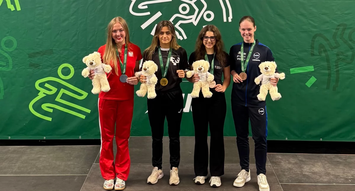 Margareta Kąkol i Mikołaj Zygan z medalami na Akademickich Mistrzostwach Europy