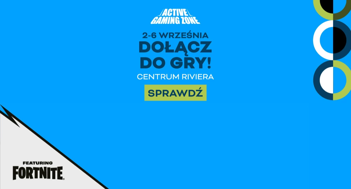 Strefa gamingowa FORTNITE w Centrum Riviera. Emocje, rywalizacja i nagrody!