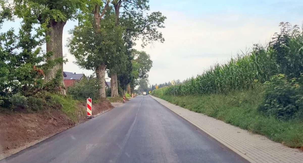 Czaple. Nowa nawierzchnia ul. Żurawia