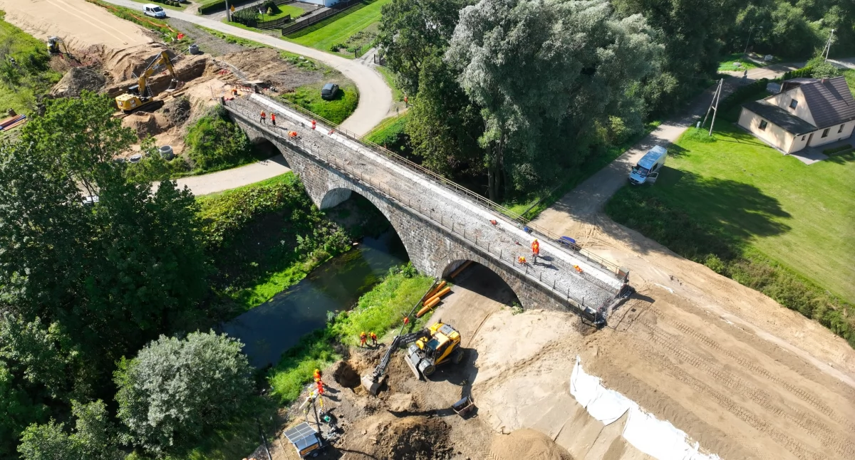 Trwa budowa toru i przystanku Somonino-Bernardyno