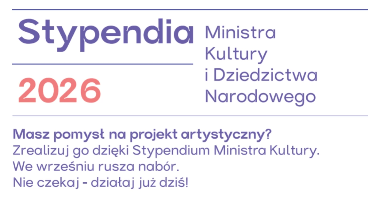 5 000 zł miesięcznie dla osób rozwijających kulturę – stypendia MKiDN