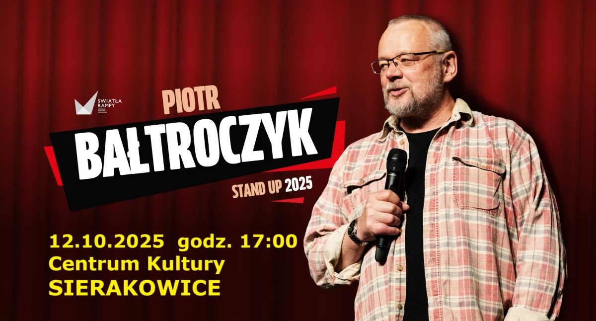 Inteligentny humor i anegdoty Bałtroczyka. Stand-upowa uczta w Sierakowicach