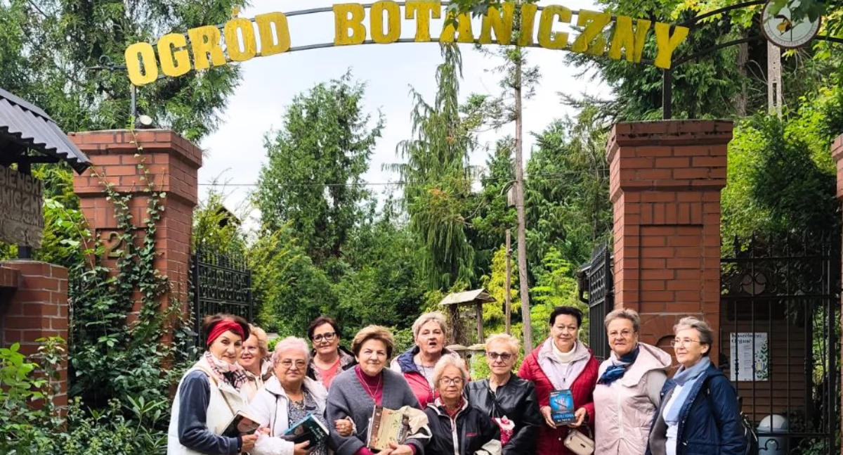 Wrześniowe spotkanie DKK w ogrodzie botanicznym w Gołubiu