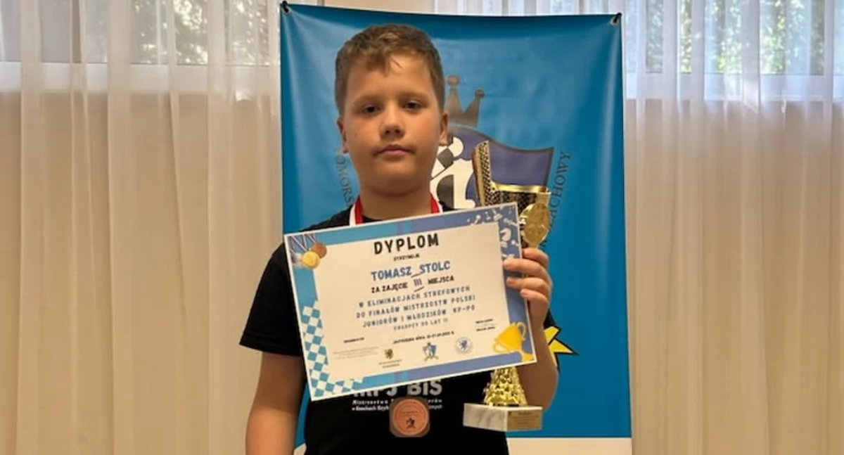 Szachy. Tomasz Stolc z awansem na Mistrzostwa Polski juniorów