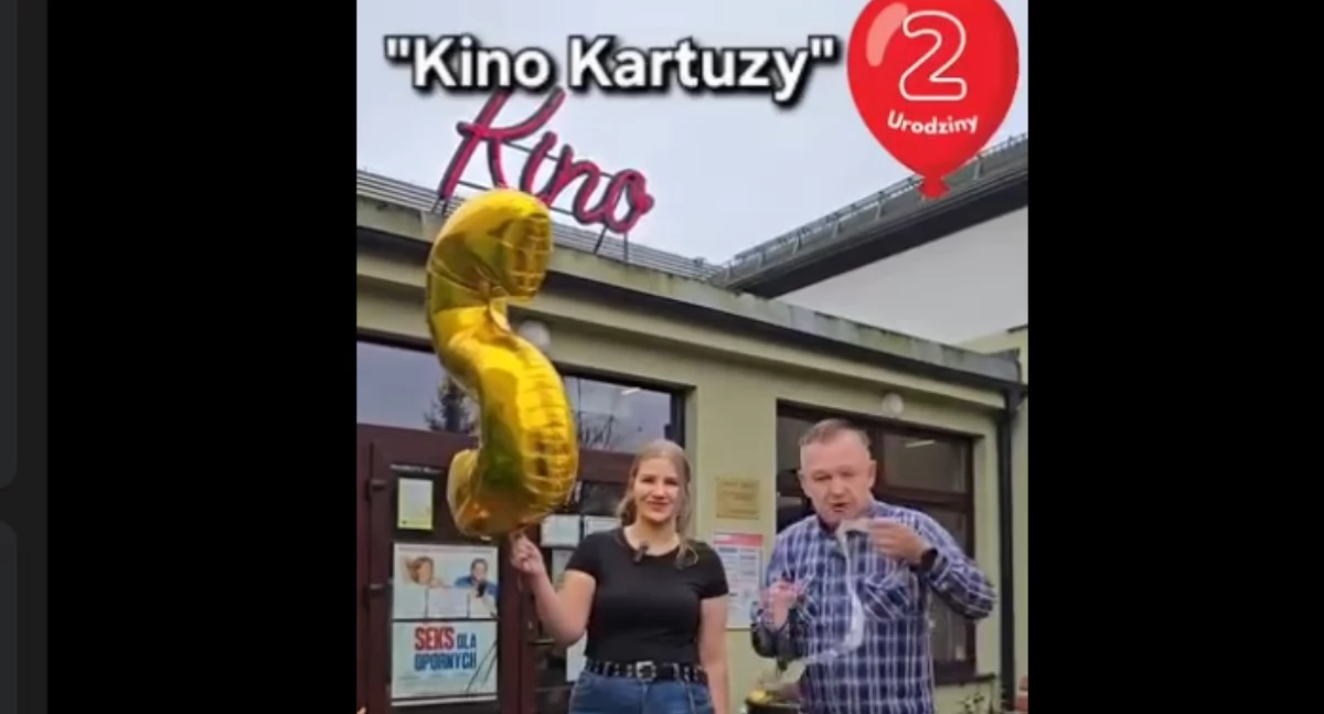 Kino Kartuzy świętuje drugie urodziny – wygraj bilety na filmowy wieczór!