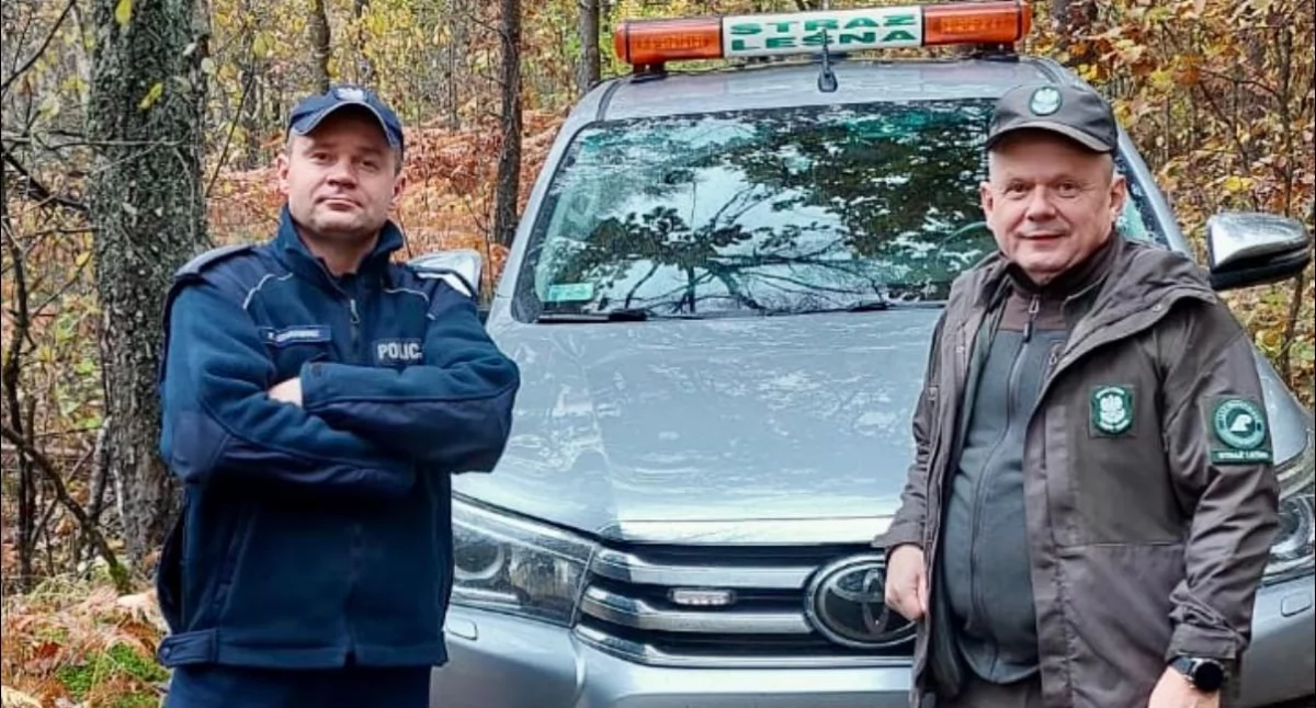Ruszyła akcja Stroisz 2025 - policjanci i leśnicy patrolują lasy powiatu kartuskiego