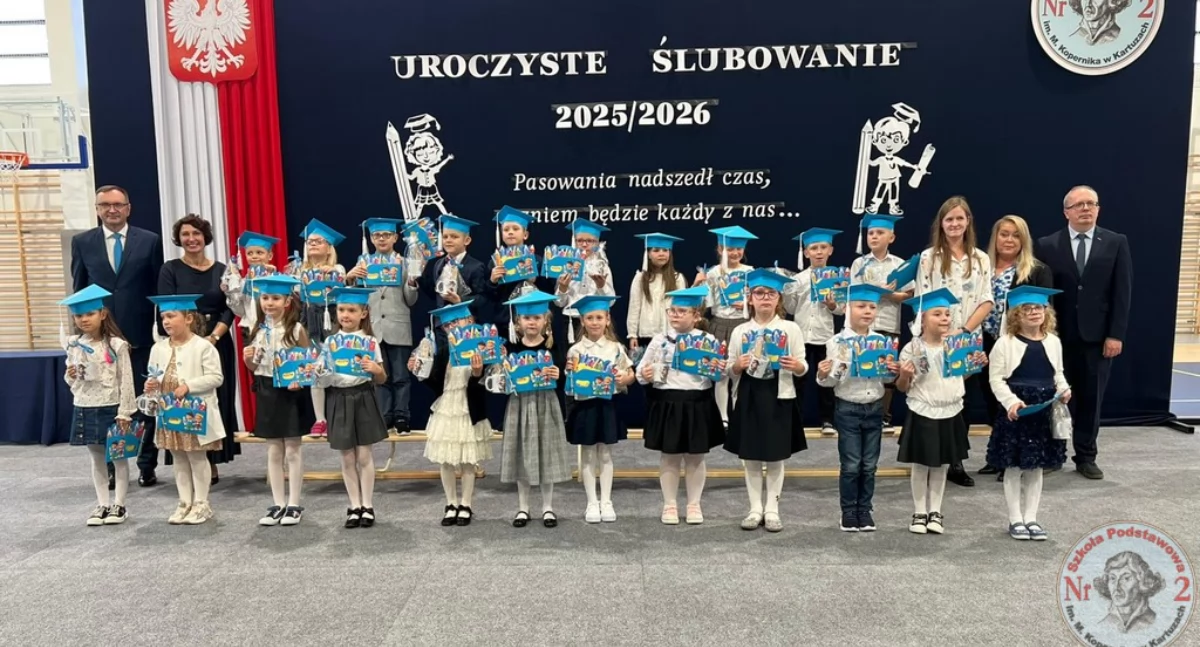 Ślubowanie pierwszoklasistów i najmłodszych przedszkolaków w kartuskiej 