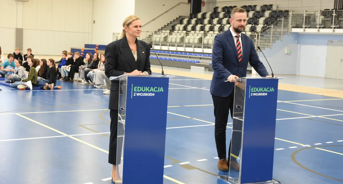 Ministrowie Edukacji i Obrony Narodowej z wizytą w Kartuzach. Rozmowy o bezpieczeństwie i odporności społecznej