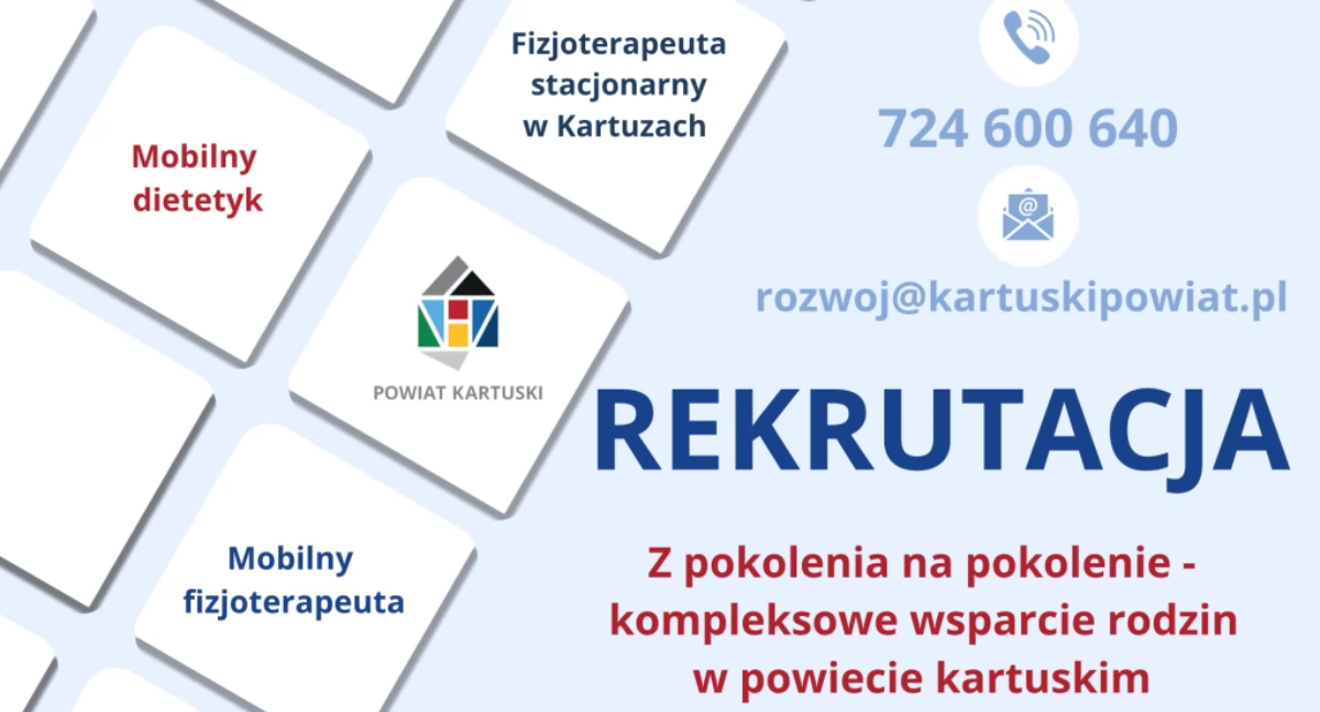 Bezpłatny psycholog, fizjoterapeuta i dietetyk dla mieszkańców powiatu. Trwa nabór do projektu