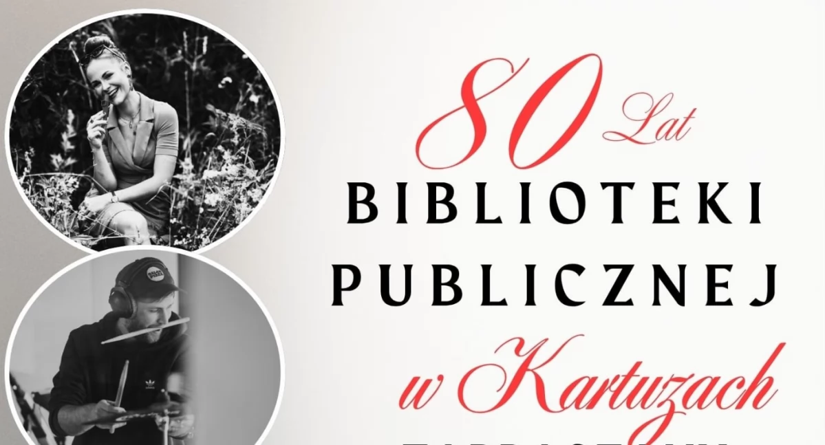 Biblioteka Publiczna w Kartuzach świętuje 80-lecie. Czas na jubileuszowy koncert