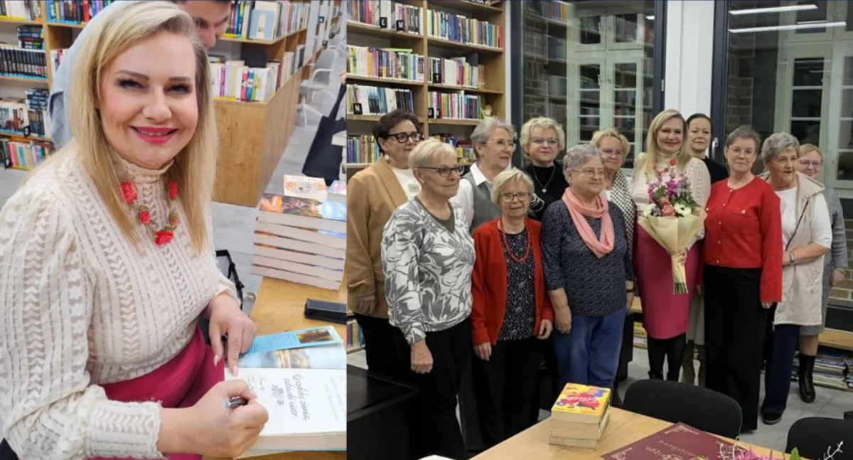 Pisarka z Powiśla gościła w Stężycy. Sylwia Kubik o książkach, inspiracjach i historii