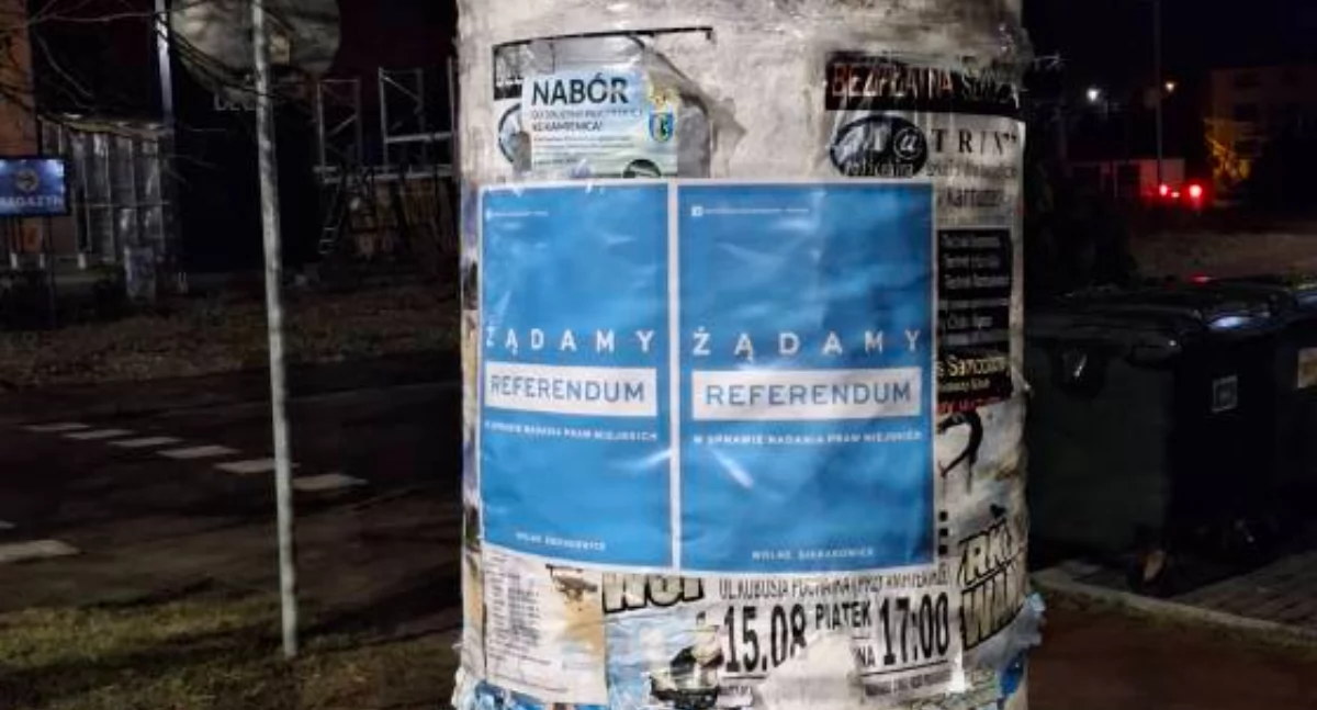 Sierakowice: oddolny protest rośnie w siłę. Mieszkańcy domagają się referendum w sprawie nadania praw miejskich
