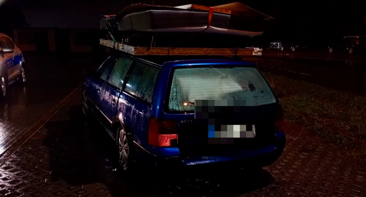 Odurzony, z kradzionymi tablicami i narkotykami - odpowie też za kradzież paliwa