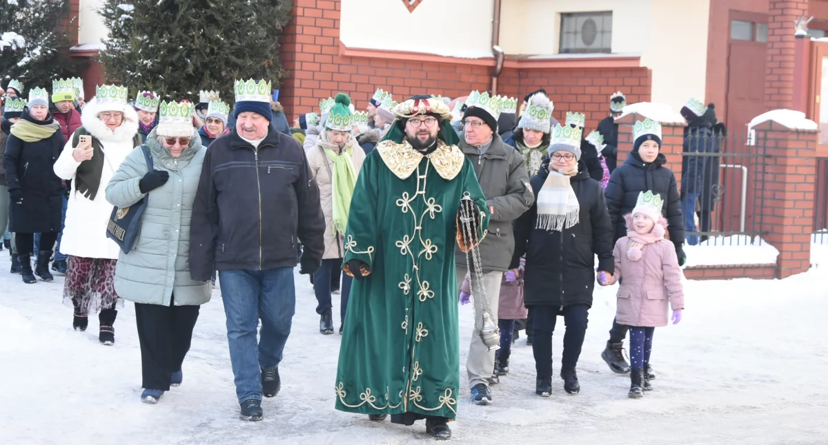 Barwny Orszak Trzech Króli zgromadził mieszkańców Kartuz
