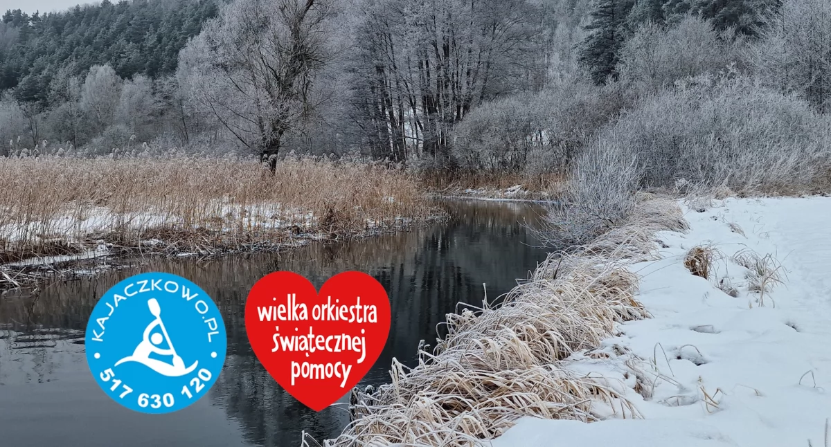 Zimna woda, gorące serca. Kajaczkowo zaprasza na spływ kajakowy dla WOŚP 