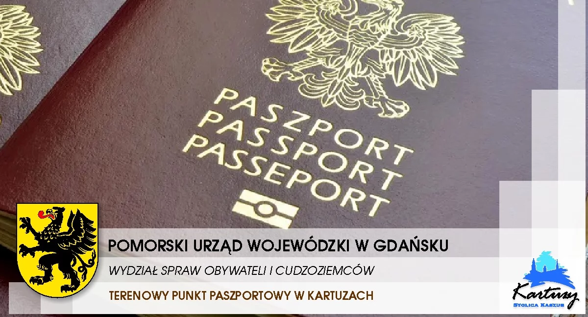 Zmiany godzin pracy punktu paszportowego w Kartuzach w czasie ferii