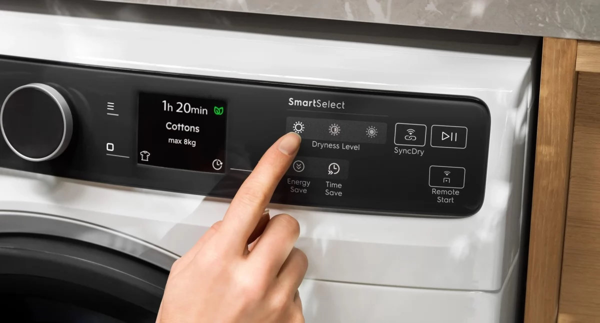 Suszarka Electrolux zapewnia delikatne i inteligentne suszenie, dzięki czemu ubrania wyglądają jak nowe dłużej