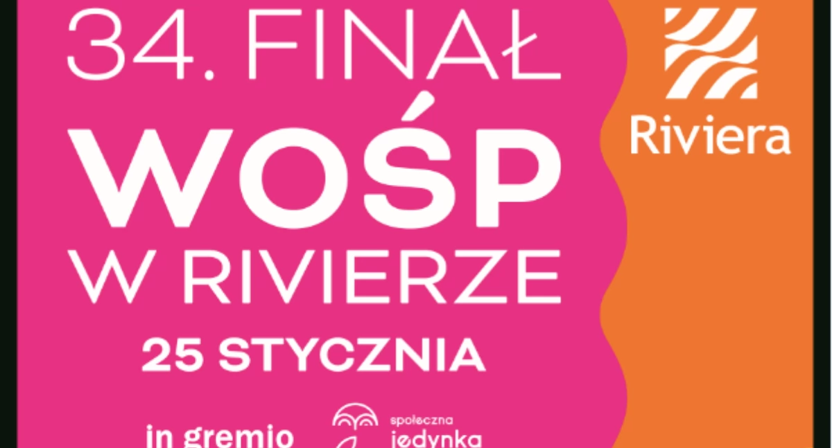 Centrum Riviera gra z WOŚP – zaprasza na 34. Finał!