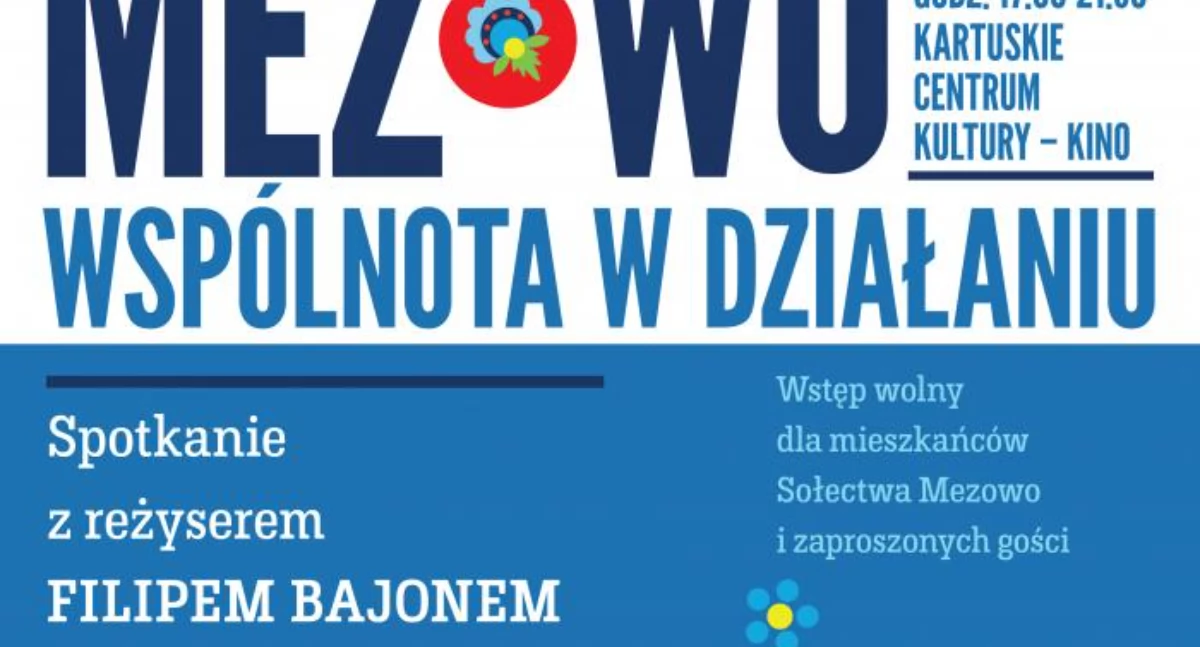 Kamerdyner i spotkanie z reżyserem Bajonem - Mezowo zaprasza na wyjątkowe wydarzenie
