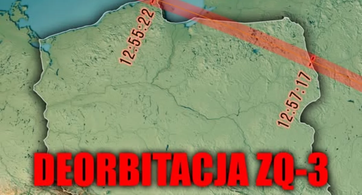 Spójrz w niebo o 12.55. Nad Polską może przelecieć fragment chińskiej rakiety