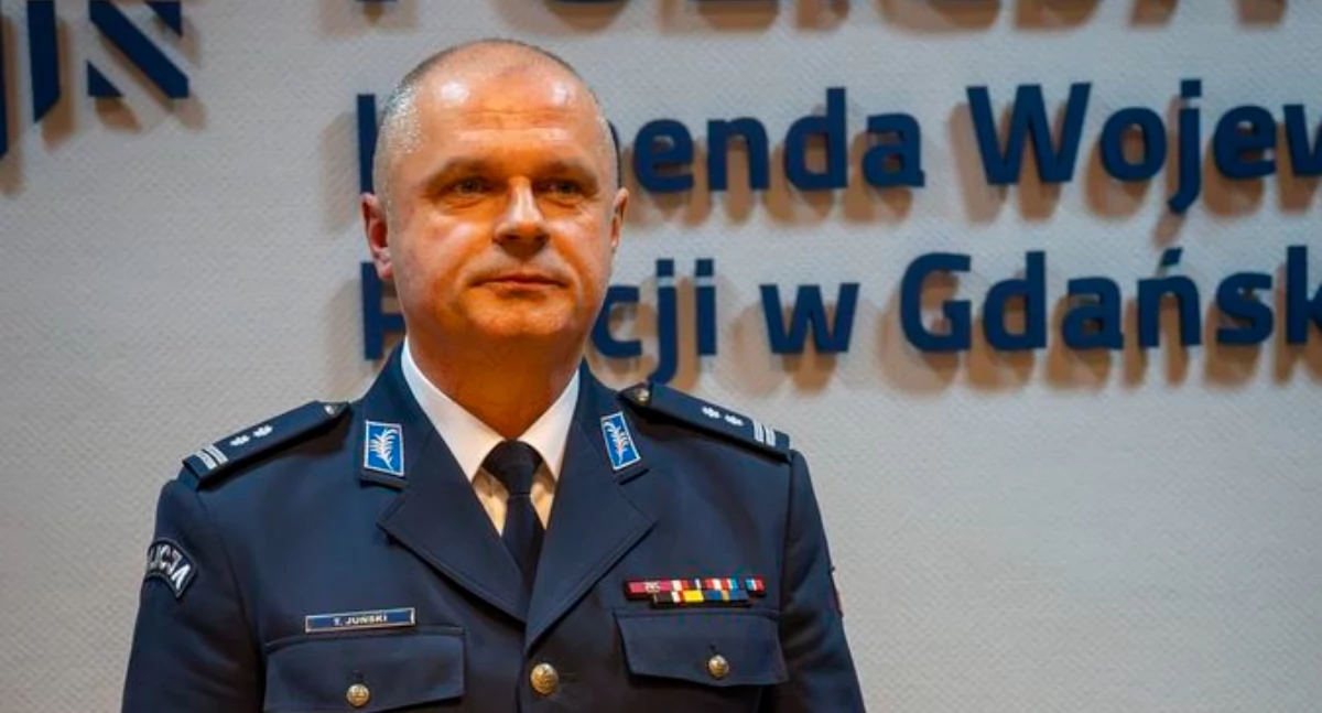Były komendant z Kartuz awansował. Tomasz Juński zastępcą komendanta wojewódzkiego policji