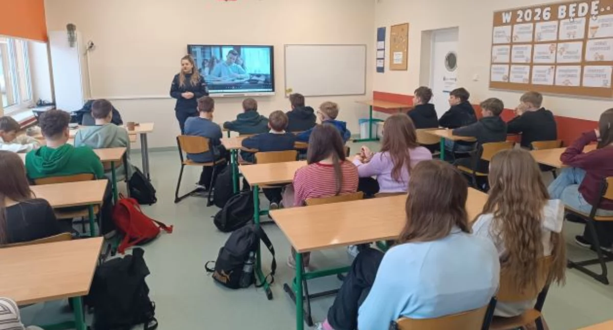 „To nie zawsze jest żart”. Policjantki rozmawiały z uczniami o hejcie i przemocy