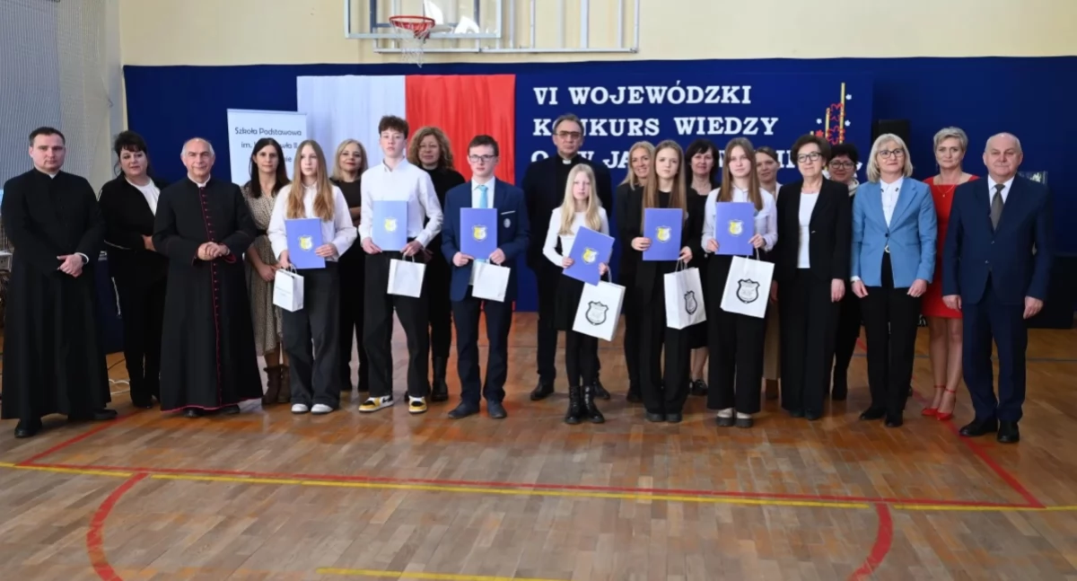 VII Wojewódzki Konkurs Wiedzy o św. Janie Pawle II - finał w Gowidlinie