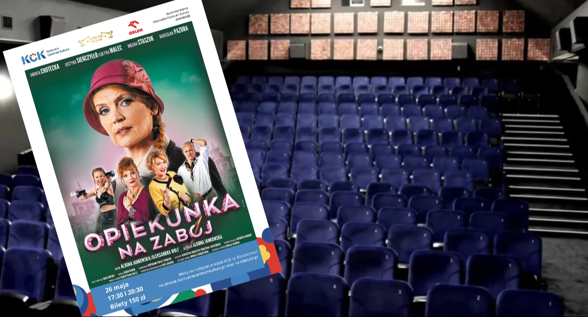 Spektakl „Opiekunka na zabój” – komedia kryminalna w Kartuskim Centrum Kultury