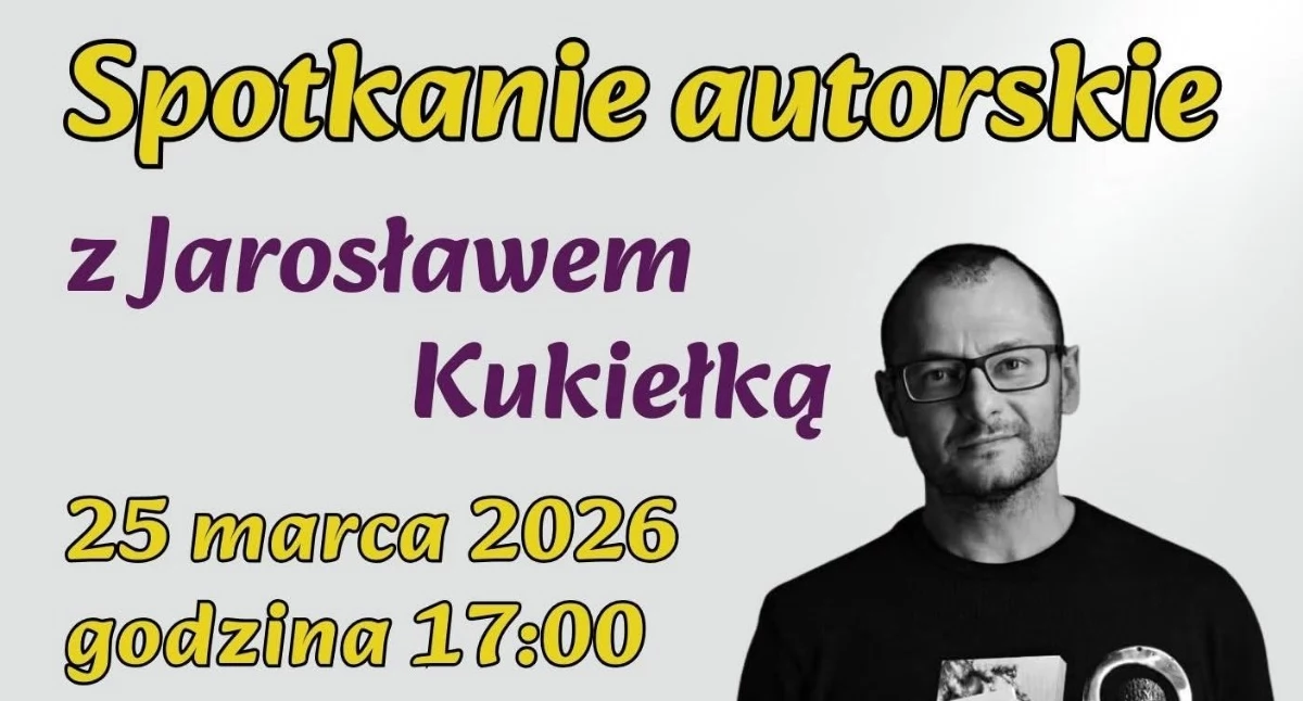 Spotkanie autorskie z Jarosławem Kukiełką. Fantastyczny wieczór w kartuskiej bibliotece
