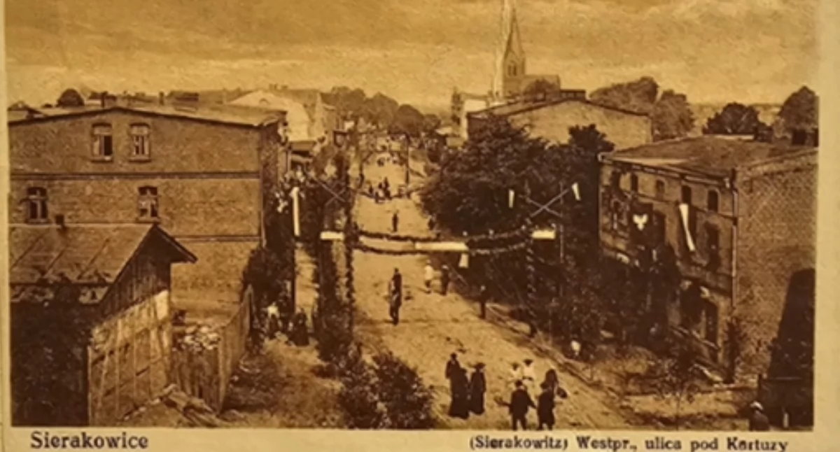 Ponad 100 lat różnicy! Sierakowice dawniej i dziś
