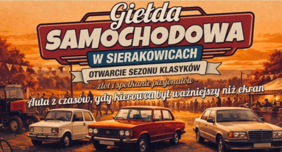 Sierakowice otwierają sezon klasyków. Już w niedzielę wielka giełda motoryzacyjna
