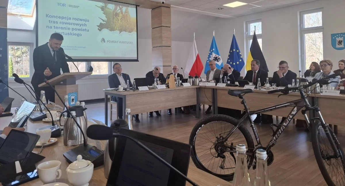 Nowa koncepcja tras rowerowych w powiecie kartuskim
