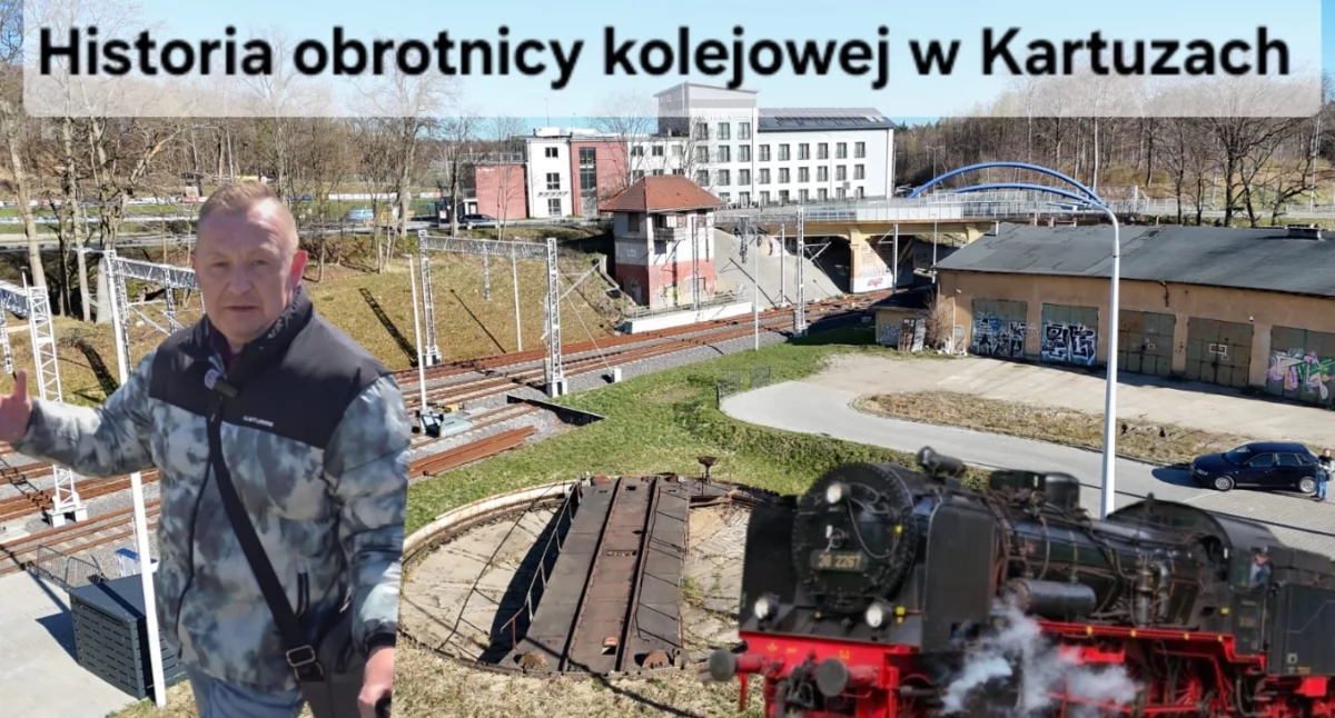 Kartuzy. Obrotnica kolejowa sprzed 140 lat… i wciąż działa!