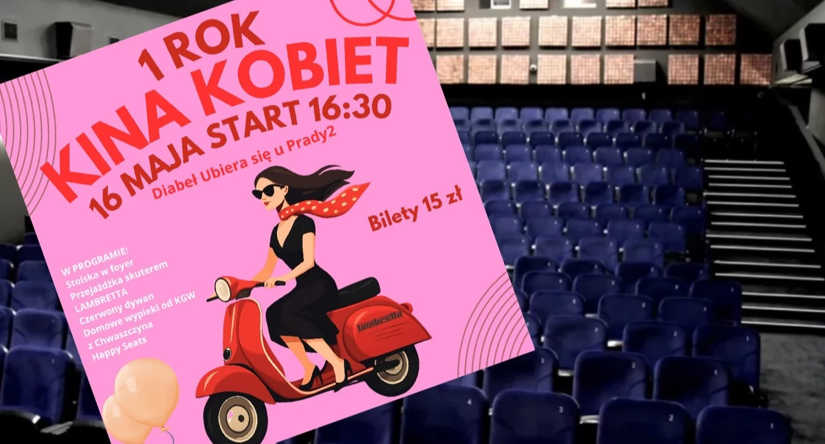 Kino Kobiet w Kartuzach świętuje 1. urodziny. Będzie się działo!