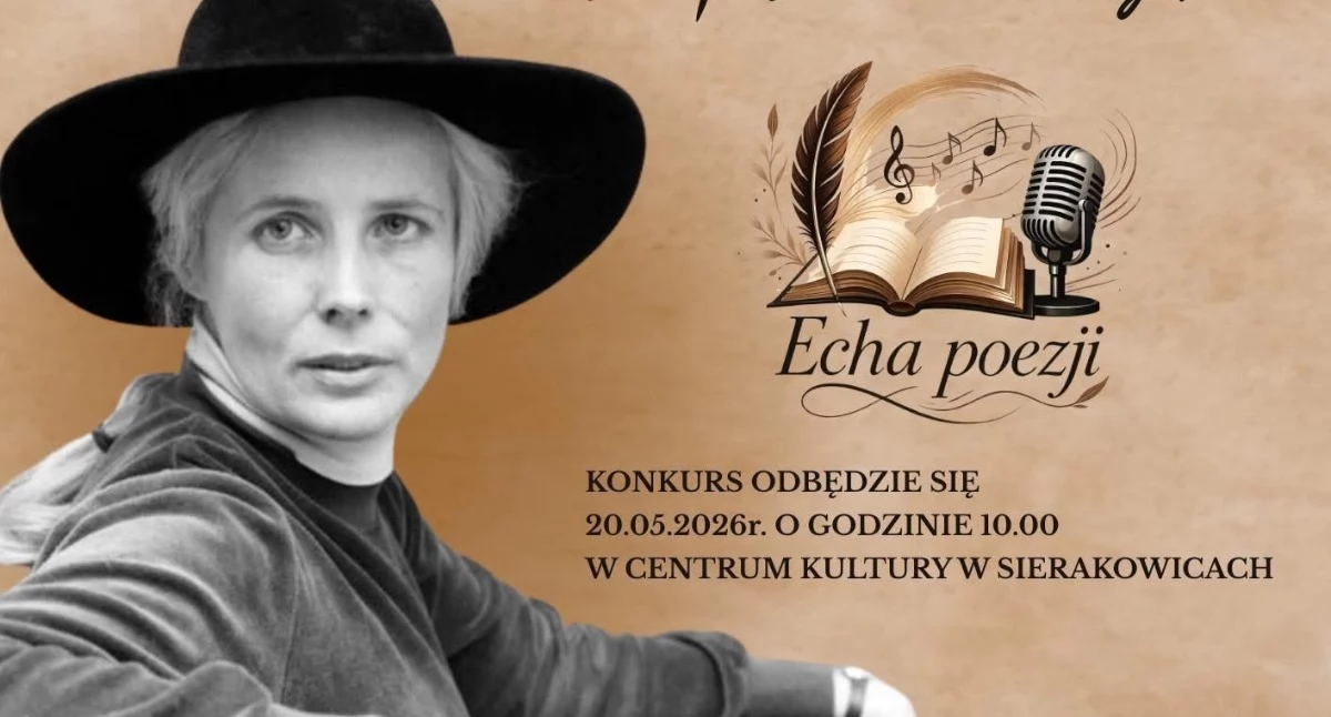 Sierakowice. Konkurs „Echa poezji” - spotkanie z twórczością Agnieszki Osieckiej