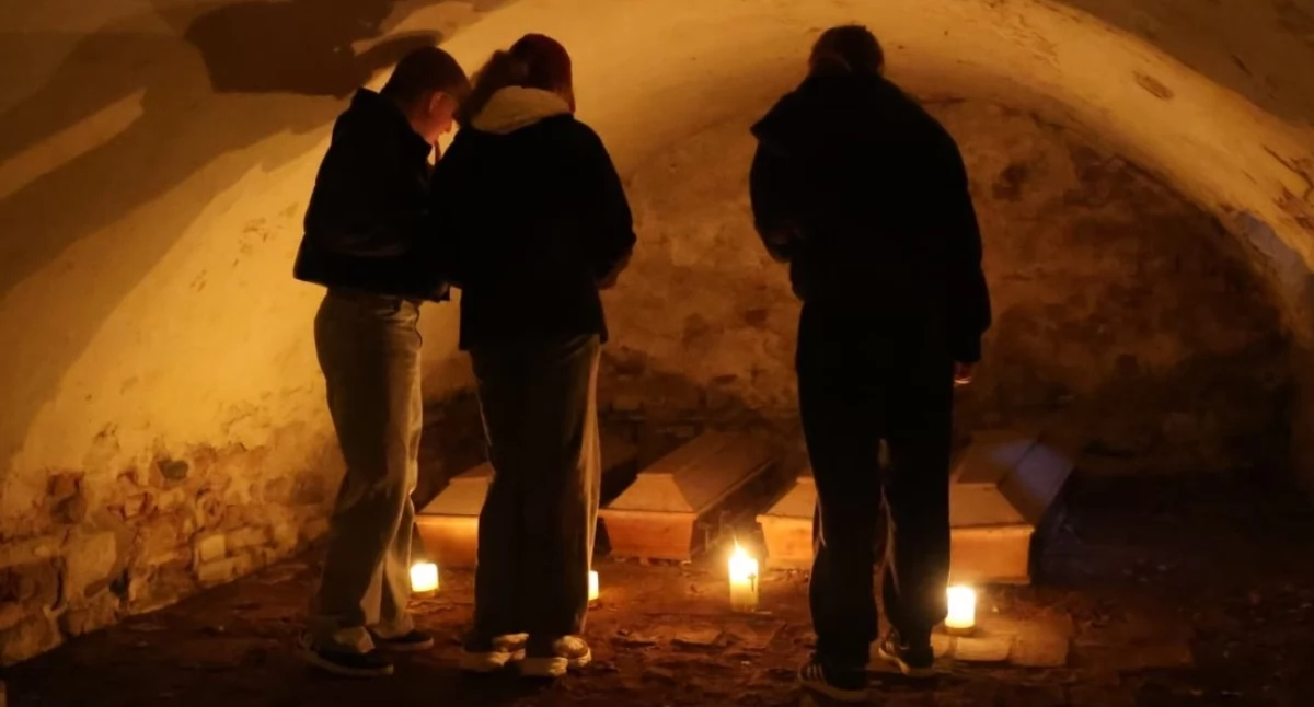 Zwiedzanie krypt i podróż w czasie. Tak wyglądała Noc Muzeów w Żukowie