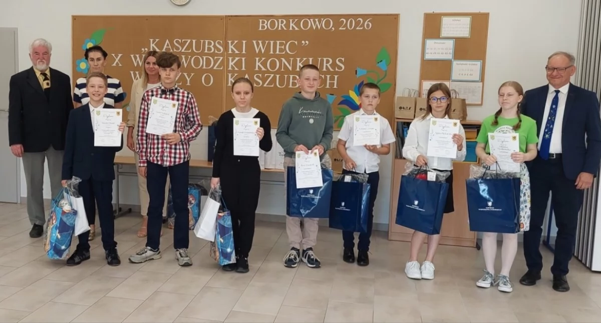 Kacper Baski triumfatorem X wojewódzkiego konkursu wiedzy o Kaszubach