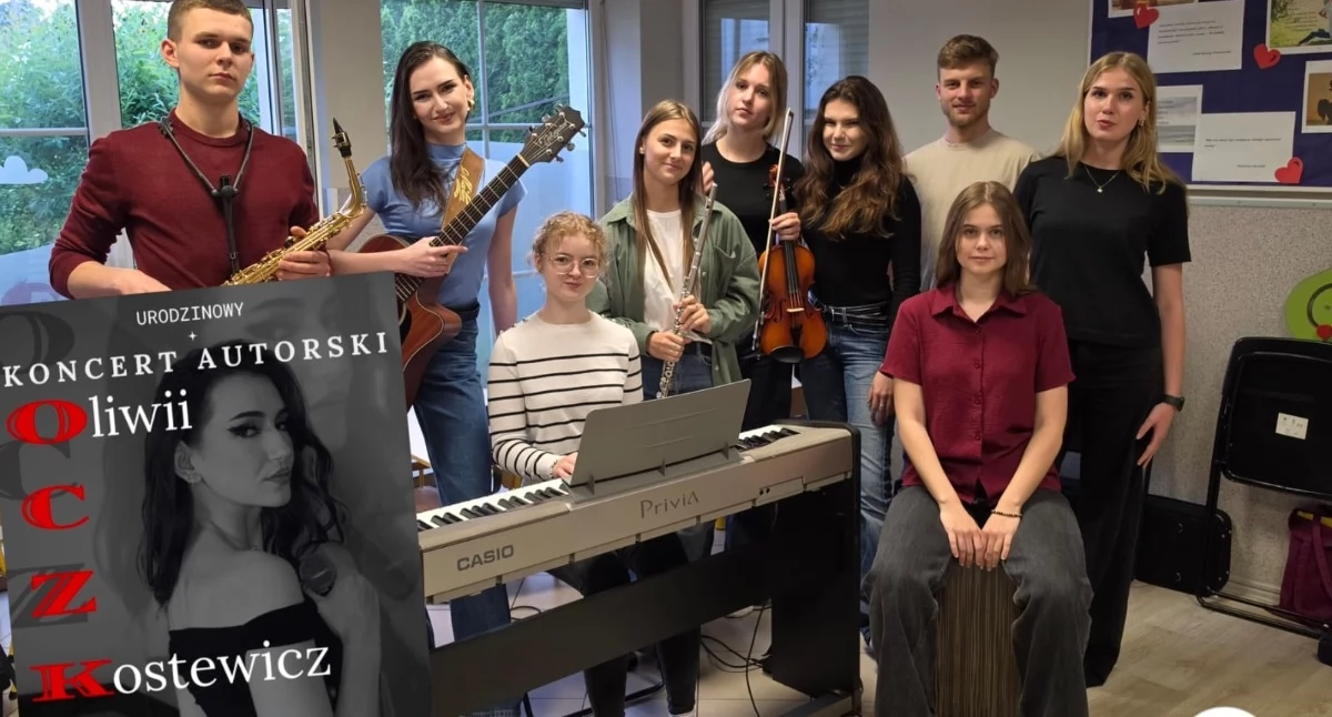 Oliwia Kostewicz z autorskim koncertem w Kartuzach