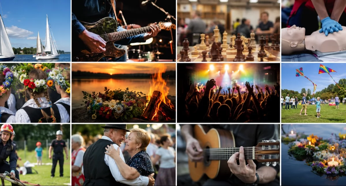 Weekend z bluesem, spartakiadą KGW, sobótkami w rytmie disco i festynami