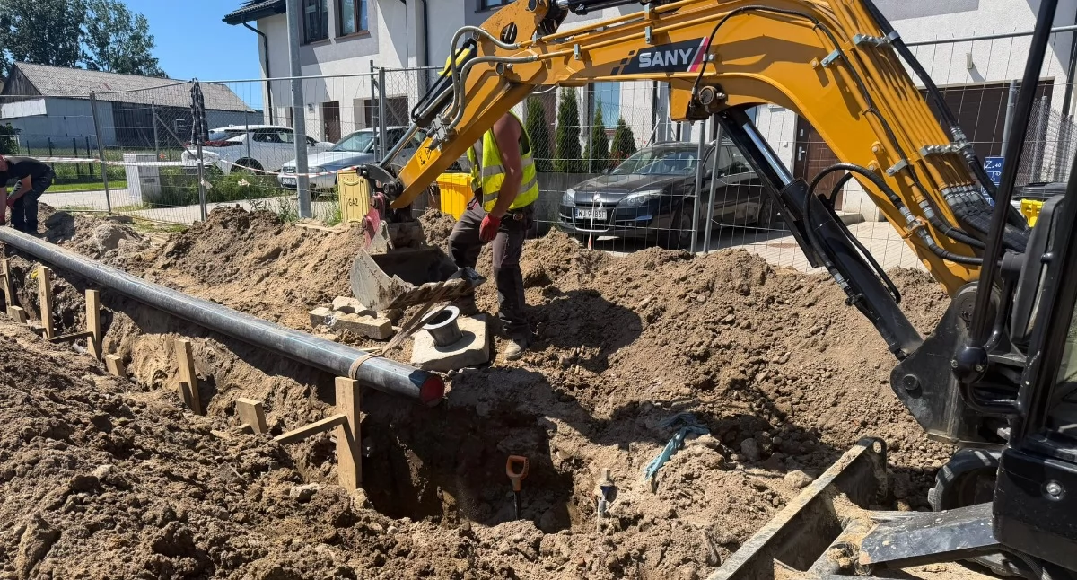 Trwa modernizacja wodociągu i rozbudowa retencji w Baninie
