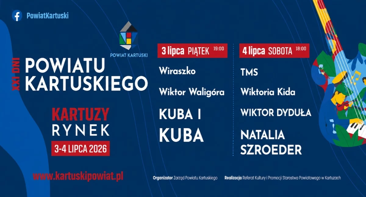 XXI Dni Powiatu Kartuskiego. Dwa dni muzycznych emocji w Kartuzach