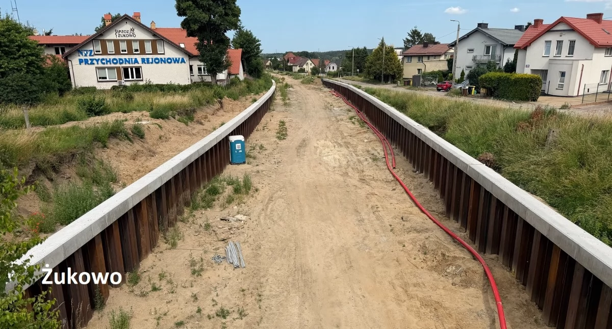 Tak postępują prace na linii kolejowej 201 w gminie Żukowo
