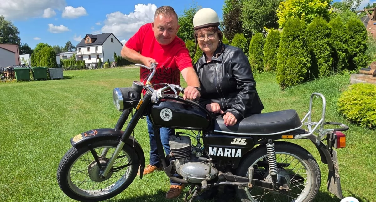 Pani Maria i jej kultowa WSK. Duet, który podbija Mściszewice