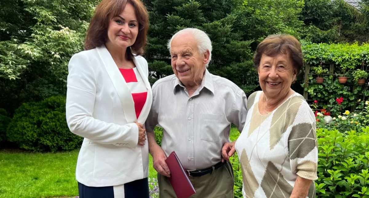 70 lat razem. Państwo Śliwińscy z Rębiechowa świętowali kamienne gody