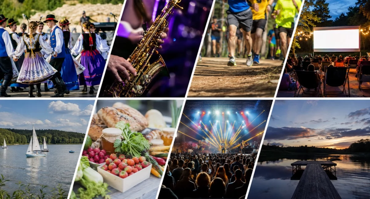 Weekend z Jazzem w Lesie, Nocą pod Gwiazdami, Festiwalem Przyjaźni i Mistrzostwami Tabaki w Chmielnie