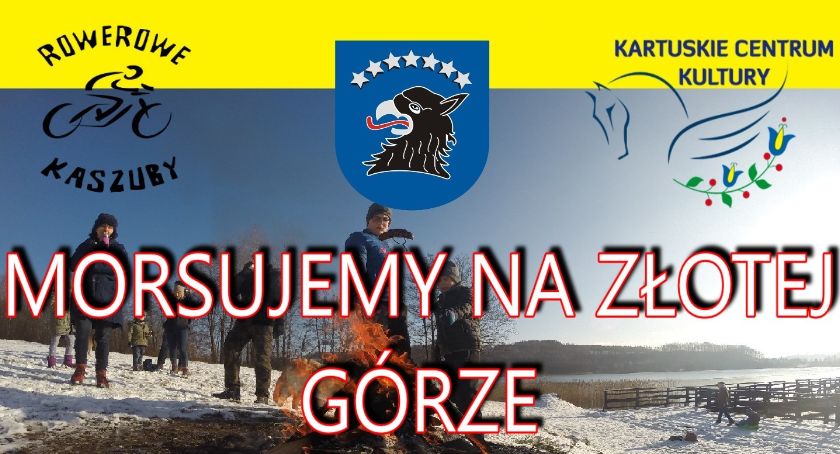 Niepodległościowe morsowanie na Złotej Górze
