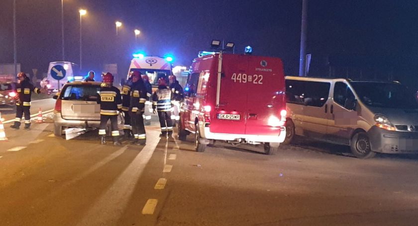 Zderzenie dwóch pojazdów w Egiertowie
