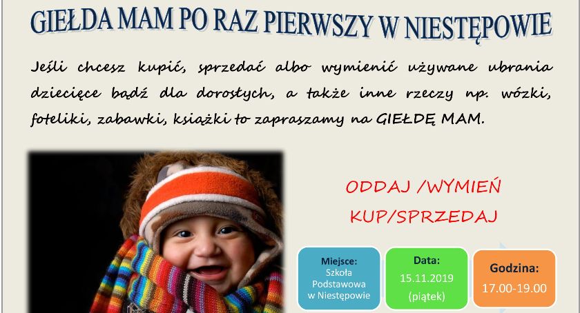 Giełda Mam po raz pierwszy w Niestępowie