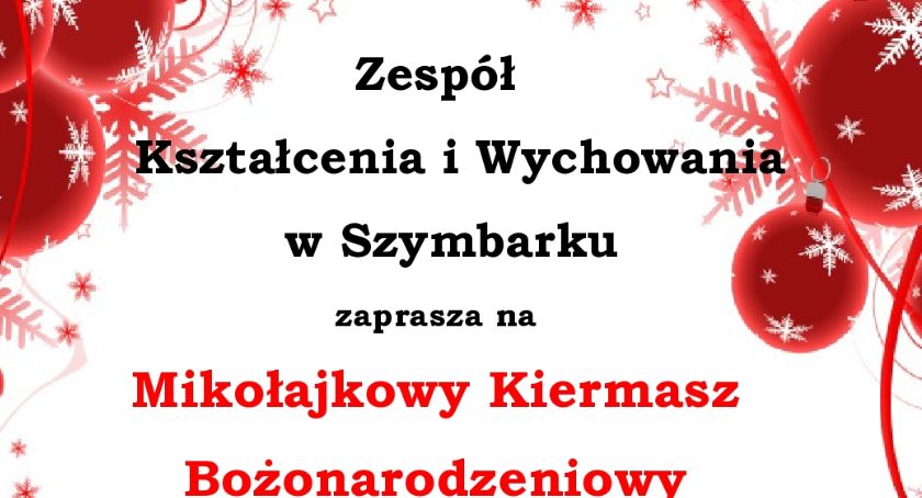 Mikołajkowy Kiermasz Bożonarodzeniowy w Szymbarku 2019